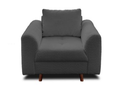 Rune - fauteuil - en tissu bouclette - Lisa Design