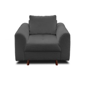 Rune - fauteuil - en tissu bouclette - Lisa Design