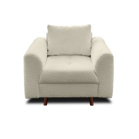 Rune - fauteuil - en tissu bouclette - Lisa Design