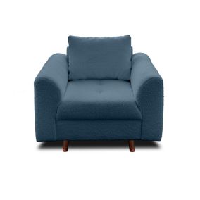 Rune - fauteuil - en tissu bouclette - Lisa Design