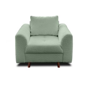 Rune - fauteuil - en tissu bouclette - Lisa Design