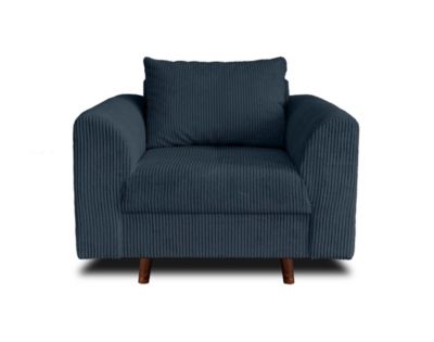 Rune - fauteuil - en velours côtelé - Lisa Design
