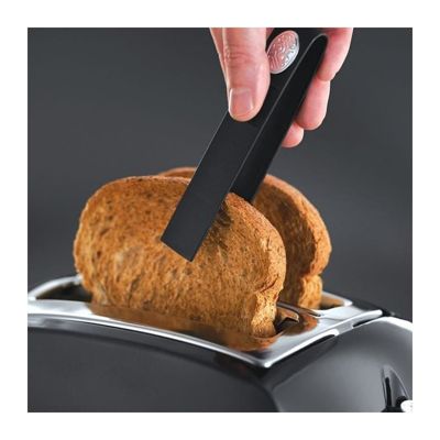 RUSSELL HOBBS 22601-56 Toaster Grille-Pain Texture Fentes Larges - Noir