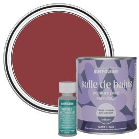 Rust-Oleum Peinture Carrelage Salle de Bain, Brillante - Bordeaux 750ml