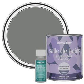 Rust-Oleum Peinture Carrelage Salle de Bain, Brillante - Gris ombre 750ml