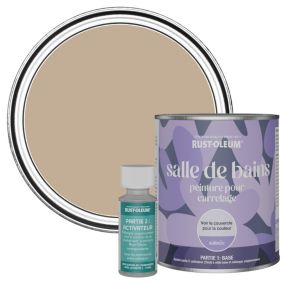 Rust-Oleum Peinture Carrelage Salle de Bain, Satinée - Caramel salé 750ml