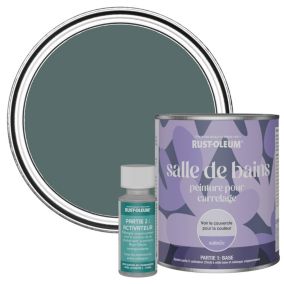 Rust-Oleum Peinture Carrelage Salle de Bain, Satinée - Deep Sea 750ml
