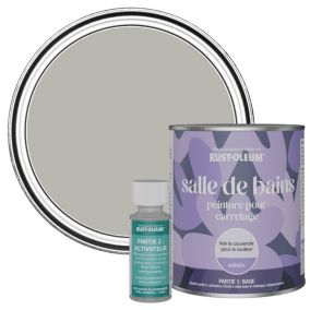 Rust-Oleum Peinture Carrelage Salle de Bain, Satinée - Grey Tree 750ml