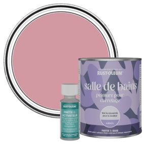 Rust-Oleum Peinture Carrelage Salle de Bain, Satinée - Rose antique 750ml