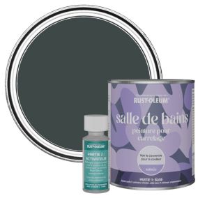Rust-Oleum Peinture Carrelage Salle de Bain, Satinée - Sable Noir 750ml