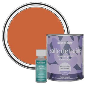 Rust-Oleum Peinture Carrelage Salle de Bain, Satinée - Thé Chaï 750ml