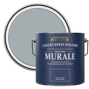 Rust-Oleum Peinture Murale Chalky - Gris Minéral 2,5 L