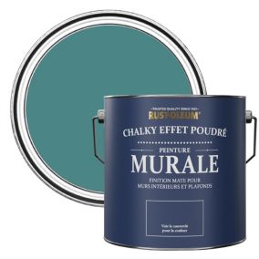 Rust-Oleum Peinture Murale Chalky - Plume de Paon 2,5 L