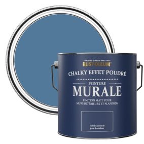 Rust-Oleum Peinture Murale Chalky - Soie Bleue 2,5 L