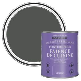 Rust-Oleum Peinture pour Faïence de Cuisine, Brillant - Graphite 750ml