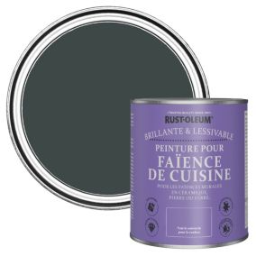 Rust-Oleum Peinture pour Faïence de Cuisine, Brillant - Sable Noir 750ml