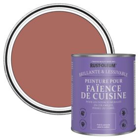 Rust-Oleum Peinture pour Faïence de Cuisine, Brillant - Saumon 750ml