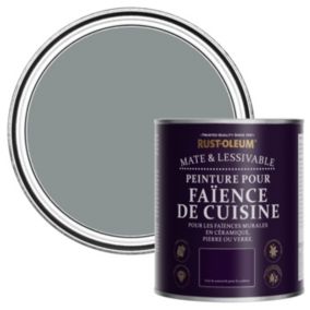 Rust-Oleum Peinture pour Faïence de Cuisine, Mat - Ardoise 750ml