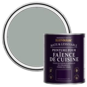 Rust-Oleum Peinture pour Faïence de Cuisine, Mat - Gris Urbain 750ml