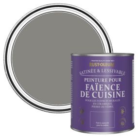 Rust-Oleum Peinture pour Faïence de Cuisine, Satin - Ardoise 750ml
