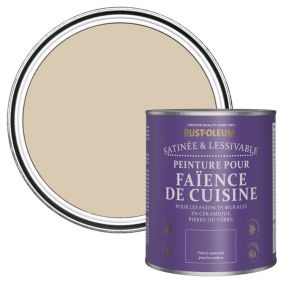 Rust-Oleum Peinture pour Faïence de Cuisine, Satin - Argile Chaude 750ml