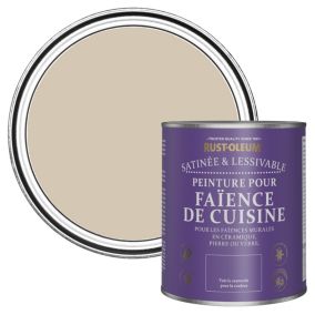 Rust-Oleum Peinture pour Faïence de Cuisine, Satin - Caramel 750ml