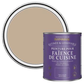 Rust-Oleum Peinture pour Faïence de Cuisine, Satin - Caramel Salé 750ml