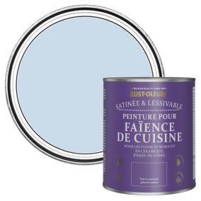 Rust-Oleum Peinture pour Faïence de Cuisine, Satin - Ciel Bleu 750ml