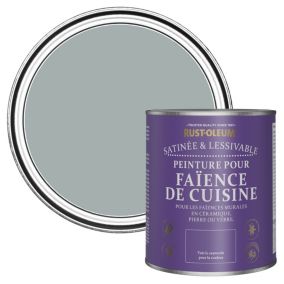 Rust-Oleum Peinture pour Faïence de Cuisine, Satin - Gris Minéral 750ml