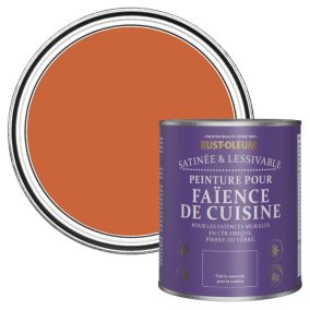 Rust-Oleum Peinture pour Faïence de Cuisine, Satin - Thé Chaï 750ml