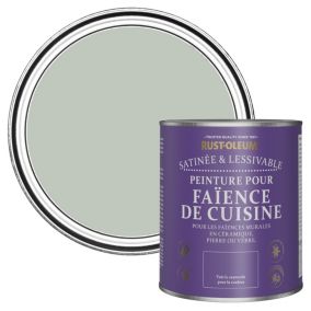 Rust-Oleum Peinture pour Faïence de Cuisine, Satin - Vert craie 750ml