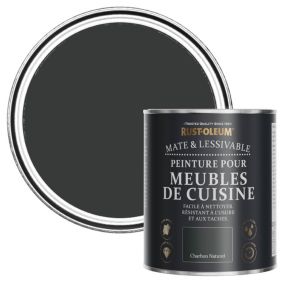 Rust-Oleum Peinture pour Meubles de Cuisine, Mat - Charbon Naturel 750ml