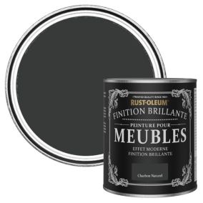 Rust-Oleum Peinture pour Meubles, Finition Brillante - Charbon Naturel 750ml