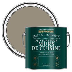 Rust-Oleum Peinture pour Murs de Cuisine, Mate - Cacao 2,5 L