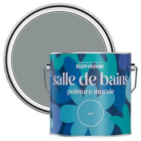 Rust-Oleum Peinture pour Murs de Salle de Bains, Mate - Ardoise 2,5 L