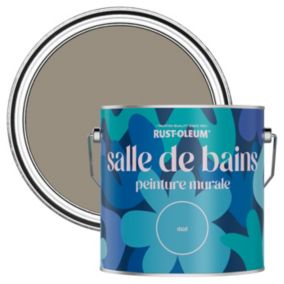 Rust-Oleum Peinture pour Murs de Salle de Bains, Mate - Cacao 2,5 L