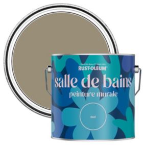 Rust-Oleum Peinture pour Murs de Salle de Bains, Mate - Café Deluxe 2,5 L