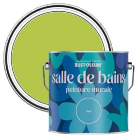 Rust-Oleum Peinture pour Murs de Salle de Bains, Mate - Citron vert 2,5 L