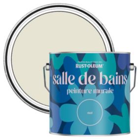 Rust-Oleum Peinture pour Murs de Salle de Bains, Mate - Huître 2,5 L