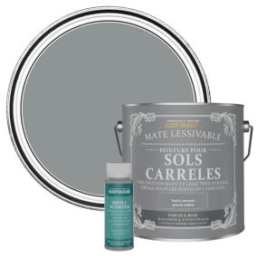 Rust-Oleum Peinture pour Sols Carrelés Mate Lessivable - Anthracite 2,5 L