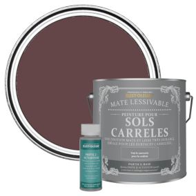 Rust-Oleum Peinture pour Sols Carrelés Mate Lessivable - Mûre 2,5 L