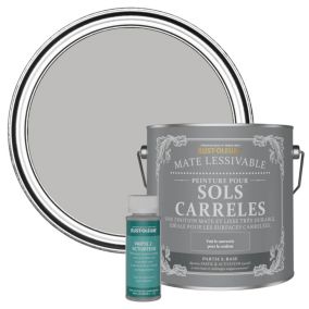Rust-Oleum Peinture pour Sols Carrelés Mate Lessivable - Silex 2,5 L