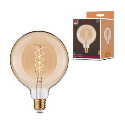 Rustic Shine Standard 230 V Globe LED 300lm 4,2W 1800K gradable Doré