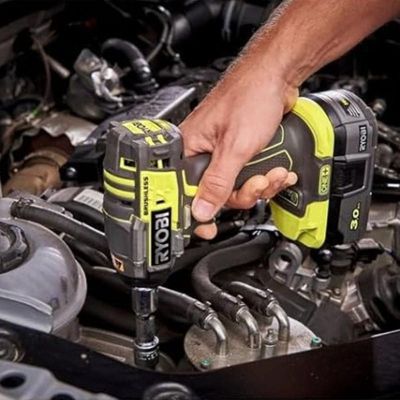 RYOBI - Boulonneuse a chocs BRUSHLESS 18V ONE+ - 4 modes - emmanchement carré 1/2 + adaptateur hexagonal 1/4'' - R18IW7-0
