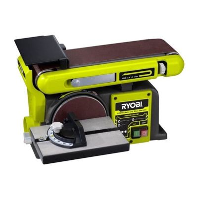 RYOBI Ponceuse a bande et a disque 370 Watts