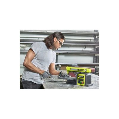 RYOBI Ponceuse a bande et a disque 370 Watts