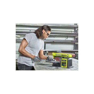 RYOBI Ponceuse a bande et a disque 370 Watts