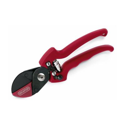Sécateur professionnel de taille lame téflon enclume droite L 210 mm coupe diam 25 mm