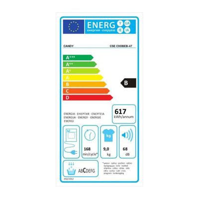Sèche-linge à condensation 9kg CANDY, CAN8059019037875