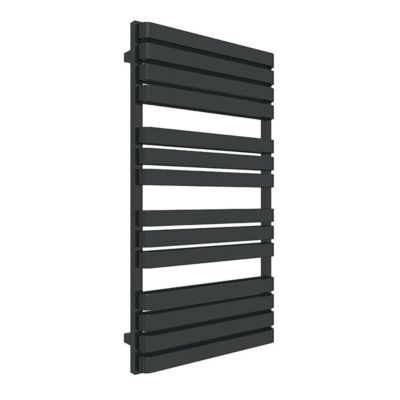 Sèche-serviette eau chaude noir de 655mm de haut et 500mm de large - 460 Watt - WAR655/500TBSXN